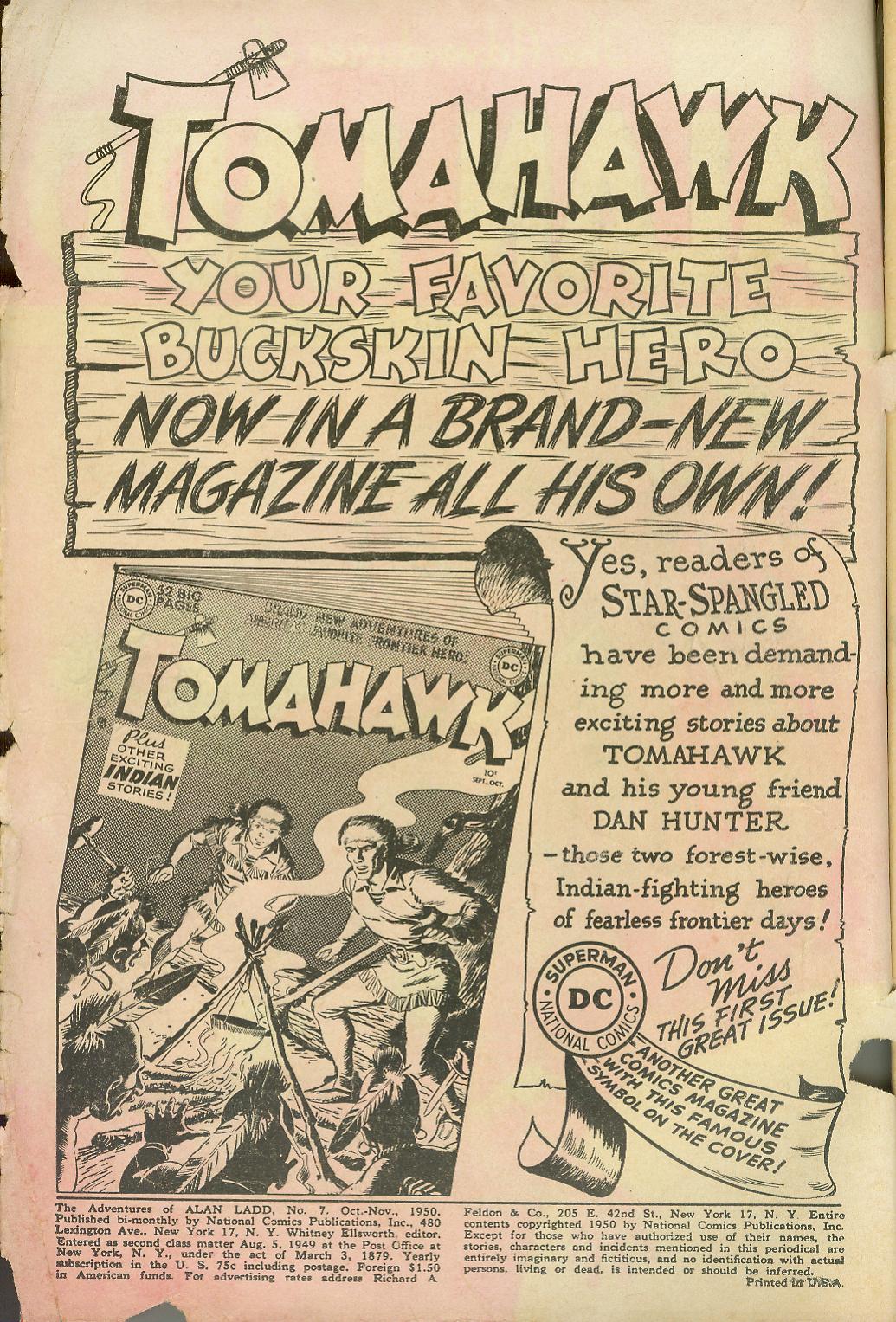 Read online Adventures of Alan Ladd comic -  Issue #7 - 2