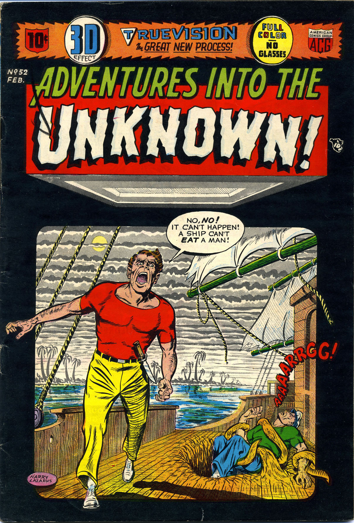 Read online Adventures Into The Unknown comic -  Issue #52 - 1