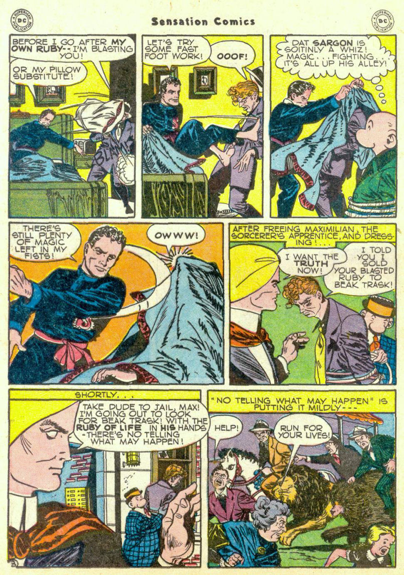 Read online Sensation (Mystery) Comics comic -  Issue #67 - 34