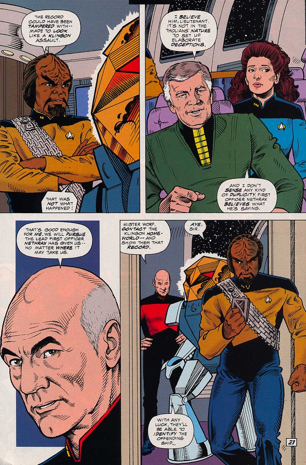 Read online Star Trek: The Next Generation (1989) comic -  Issue #74 - 20
