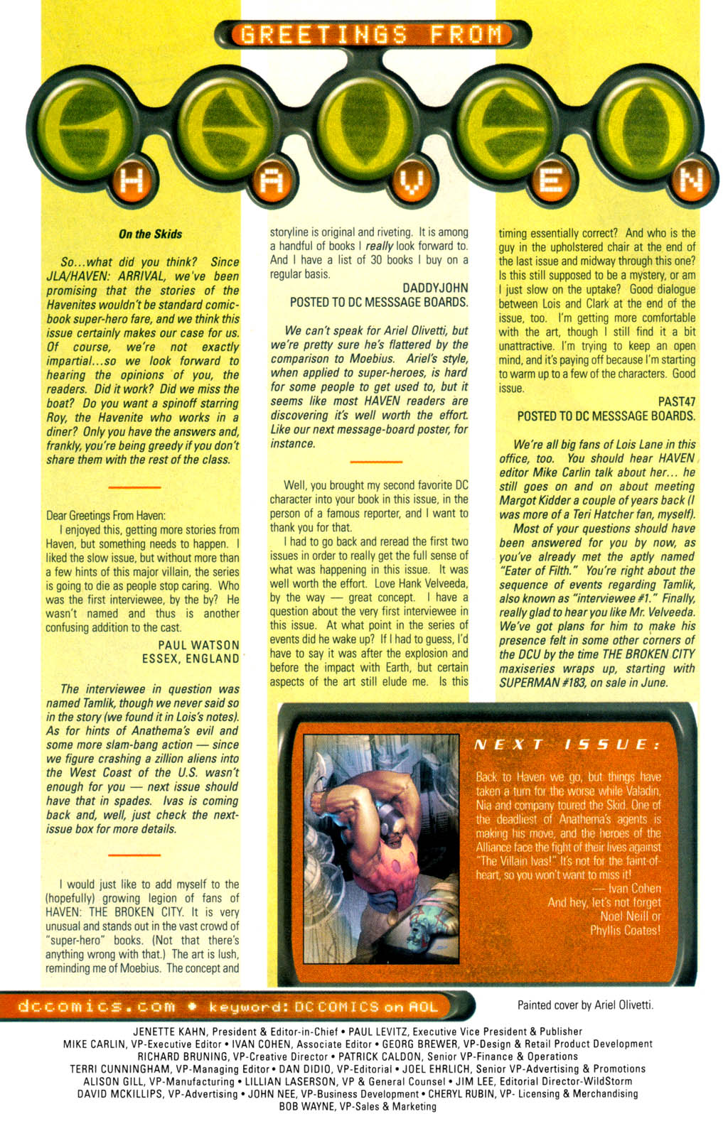 Read online Haven: The Broken City comic -  Issue #6 - 23