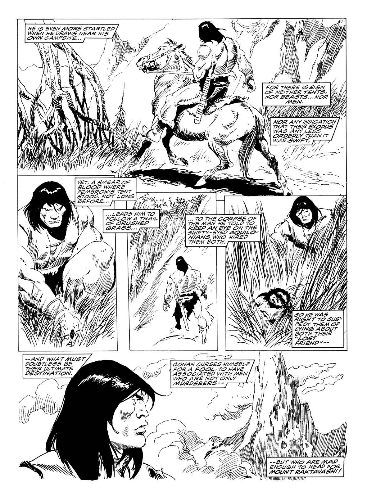 Read online The Savage Sword Of Conan comic -  Issue #234 - 9