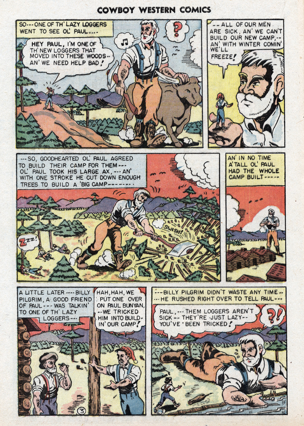 Read online Cowboy Western Comics (1948) comic -  Issue #22 - 22