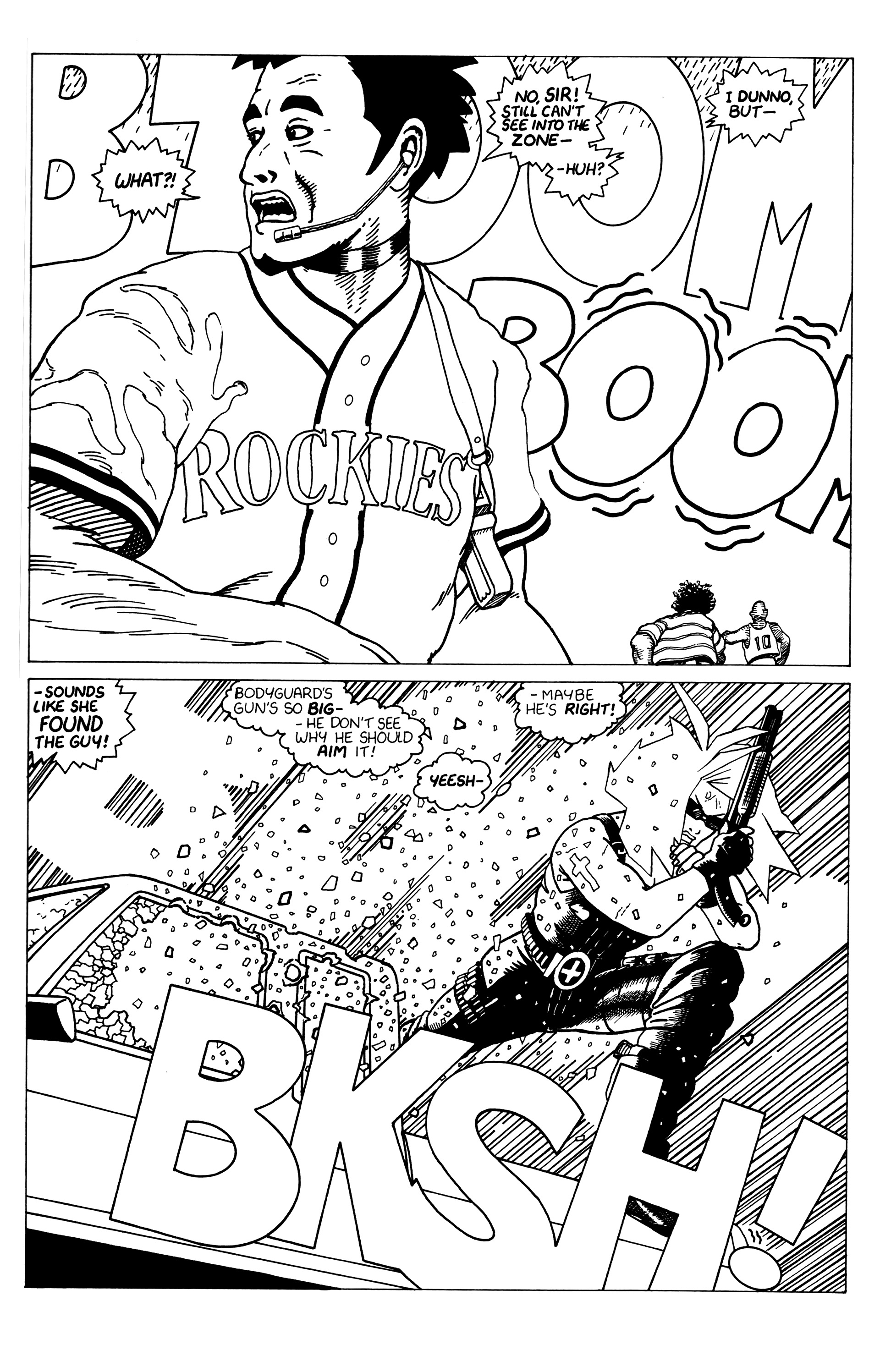 Read online Warrior Nun: Black & White comic -  Issue #19 - 12