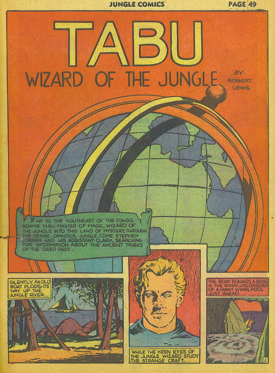 Read online Jungle Comics comic -  Issue #11 - 52