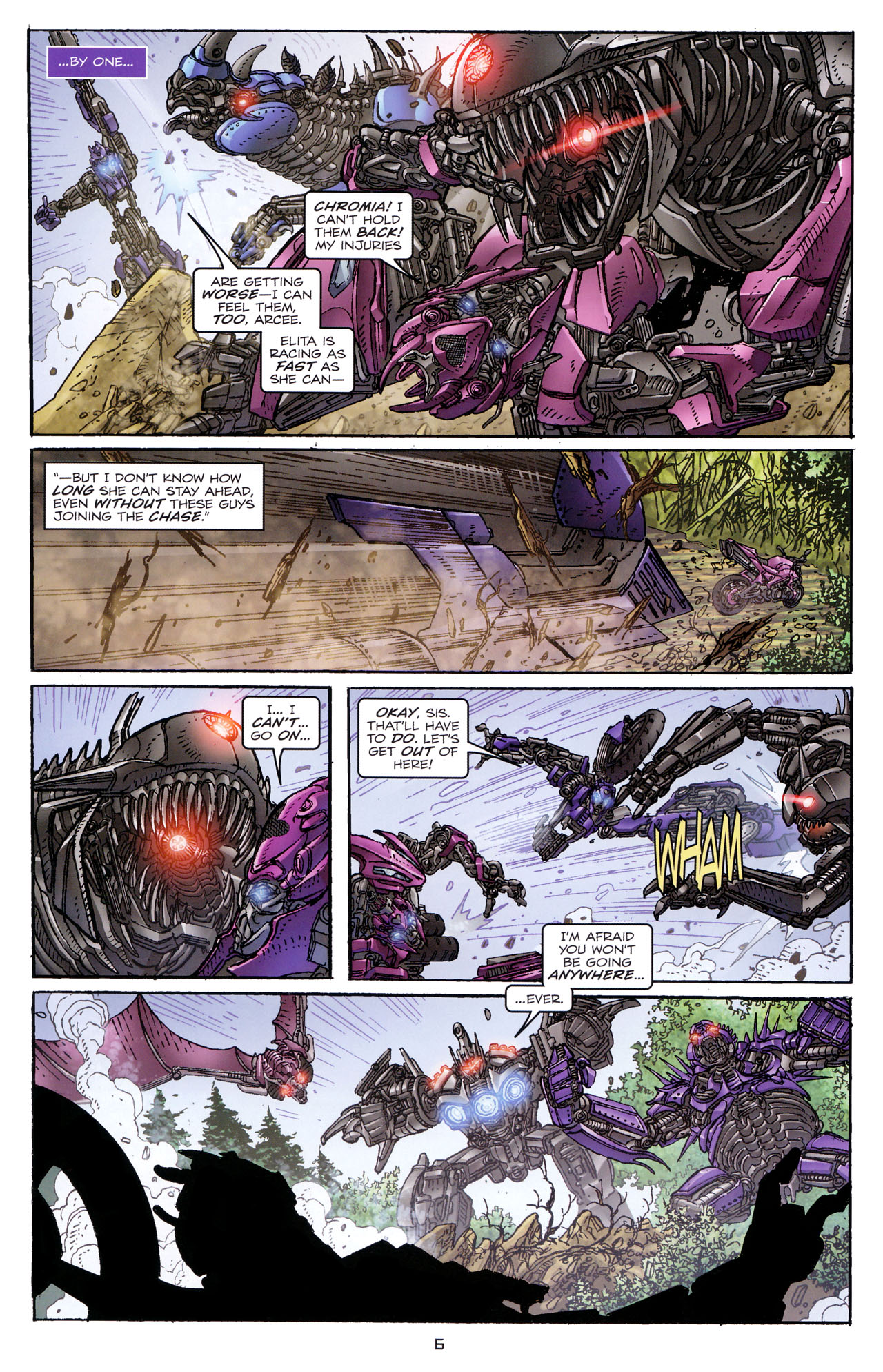 Read online Transformers: Dark of the Moon Rising Storm comic -  Issue #4 - 7