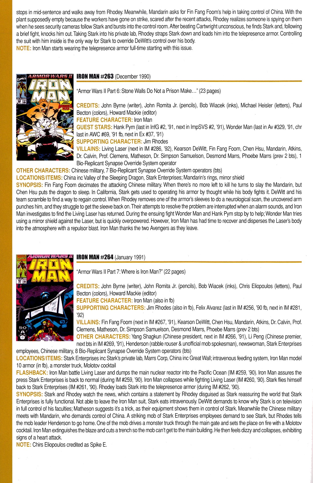 Read online Official Index to the Marvel Universe comic -  Issue #8 - 26
