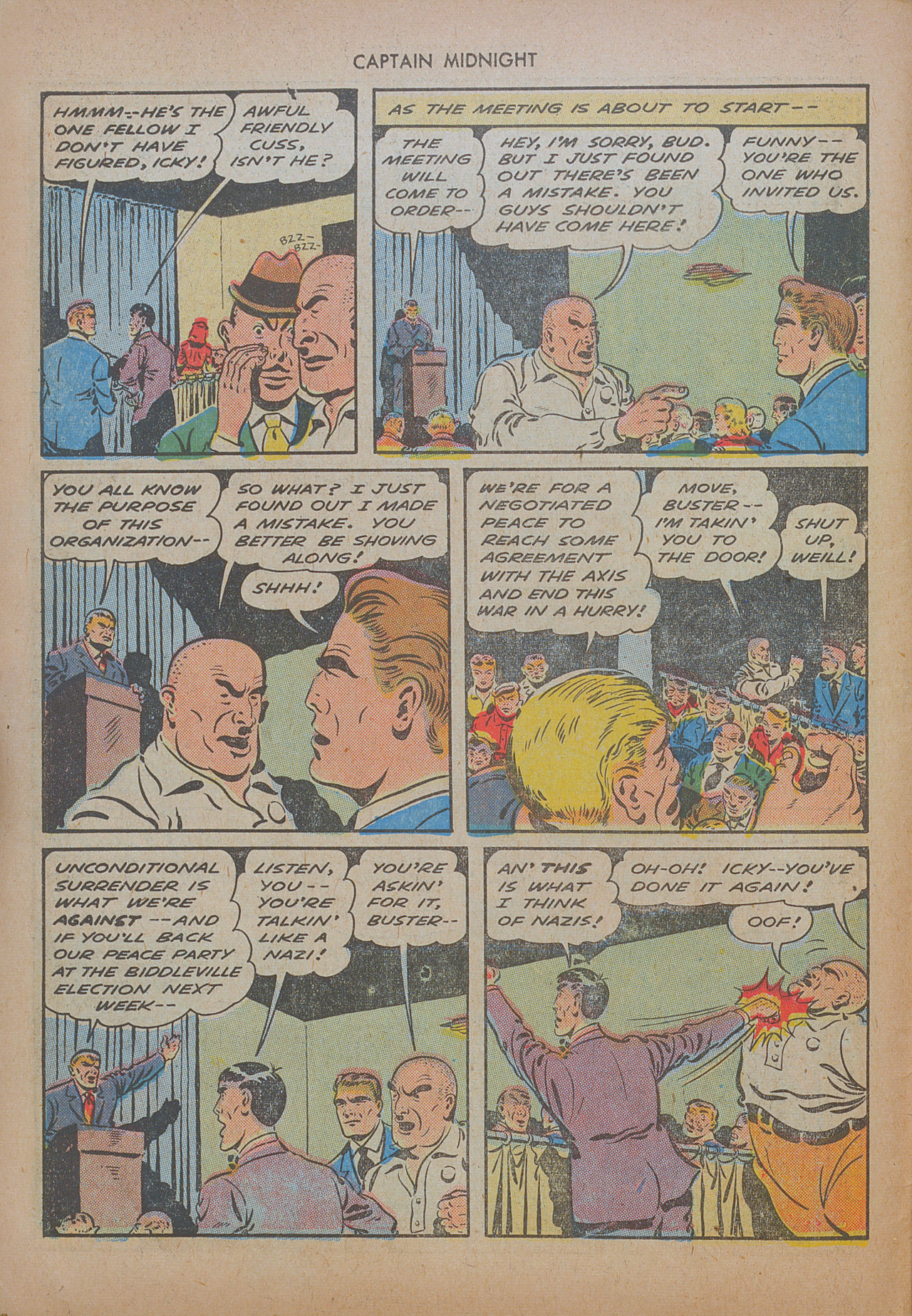 Read online Captain Midnight (1942) comic -  Issue #17 - 10