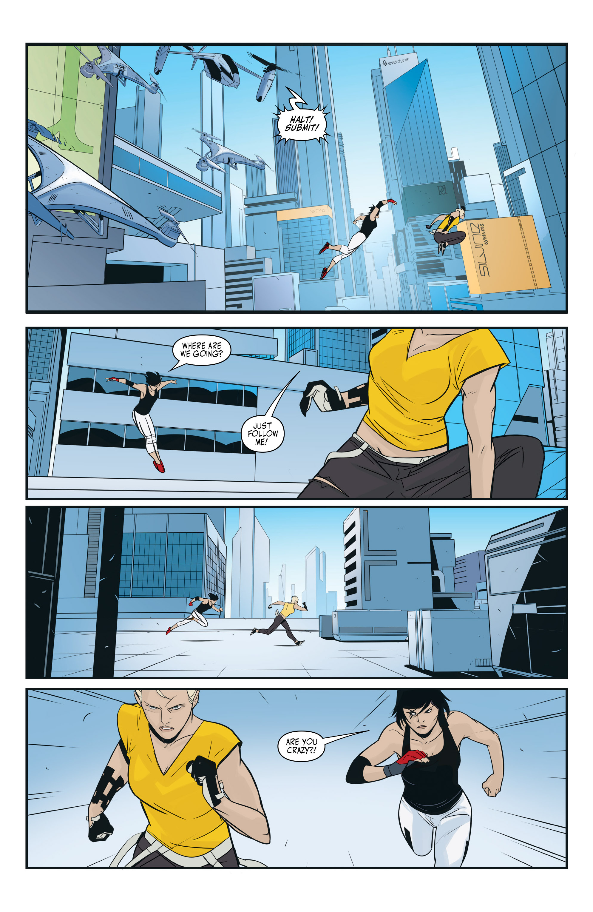Read online Mirror's Edge: Exordium comic -  Issue #4 - 4