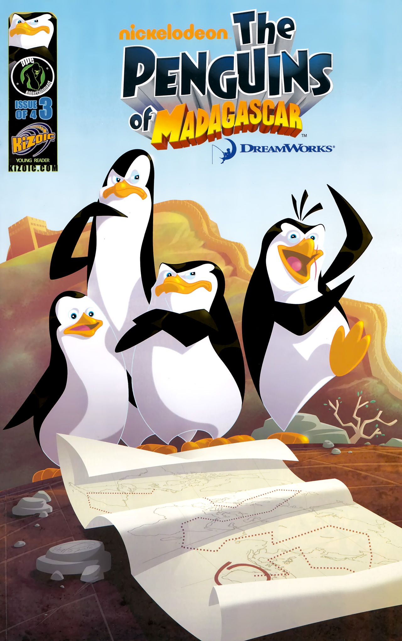 Read online Penguins of Madagascar comic -  Issue #3 - 1