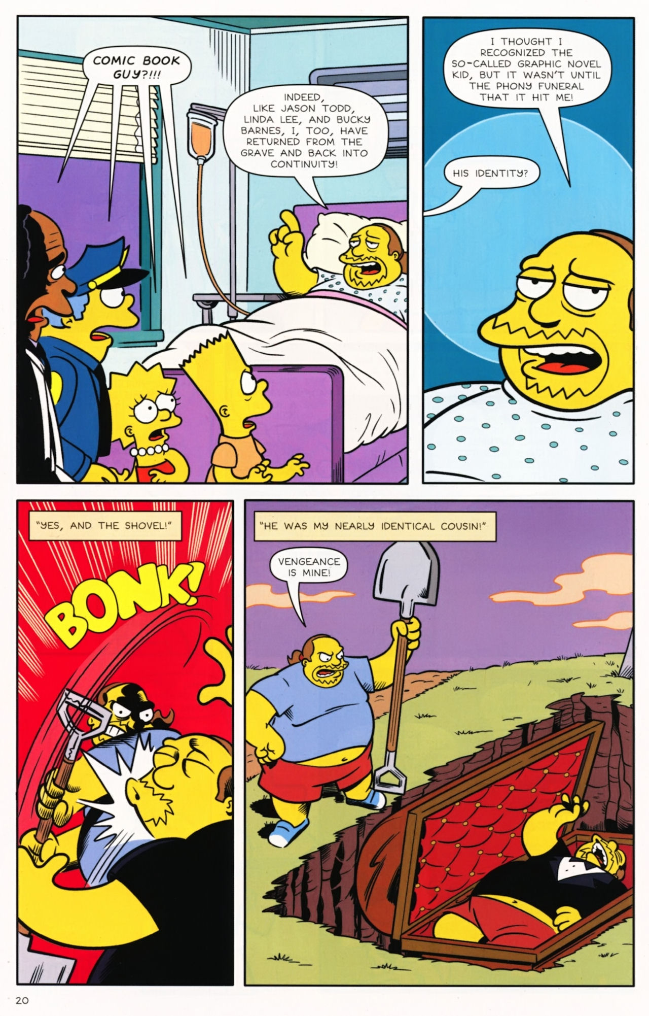 Read online Bongo Comics presents Comic Book Guy: The Comic Book comic -  Issue #5 - 22