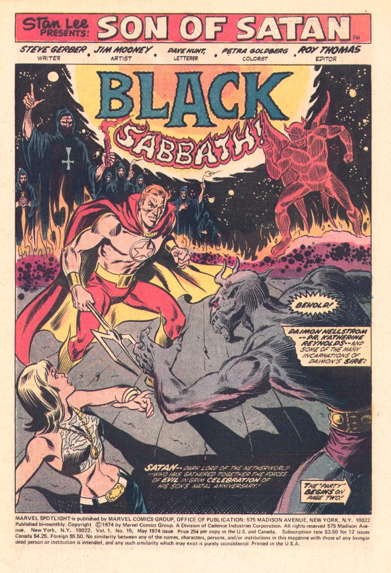 Read online Marvel Spotlight (1971) comic -  Issue #15 - 2