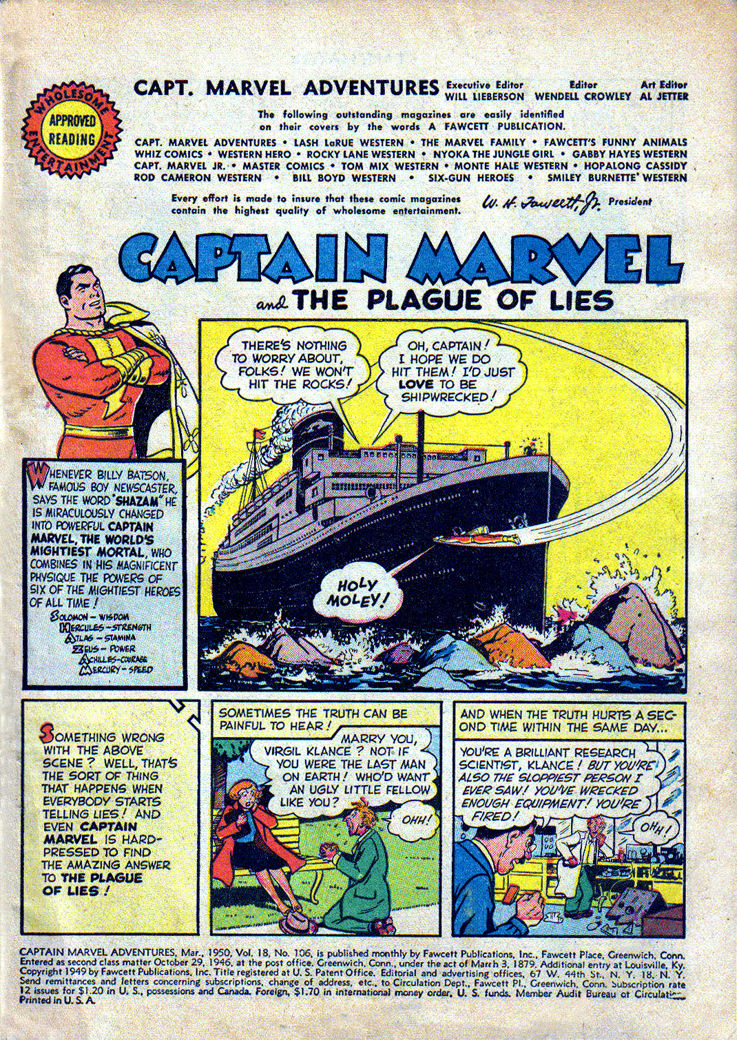 Read online Captain Marvel Adventures comic -  Issue #106 - 3