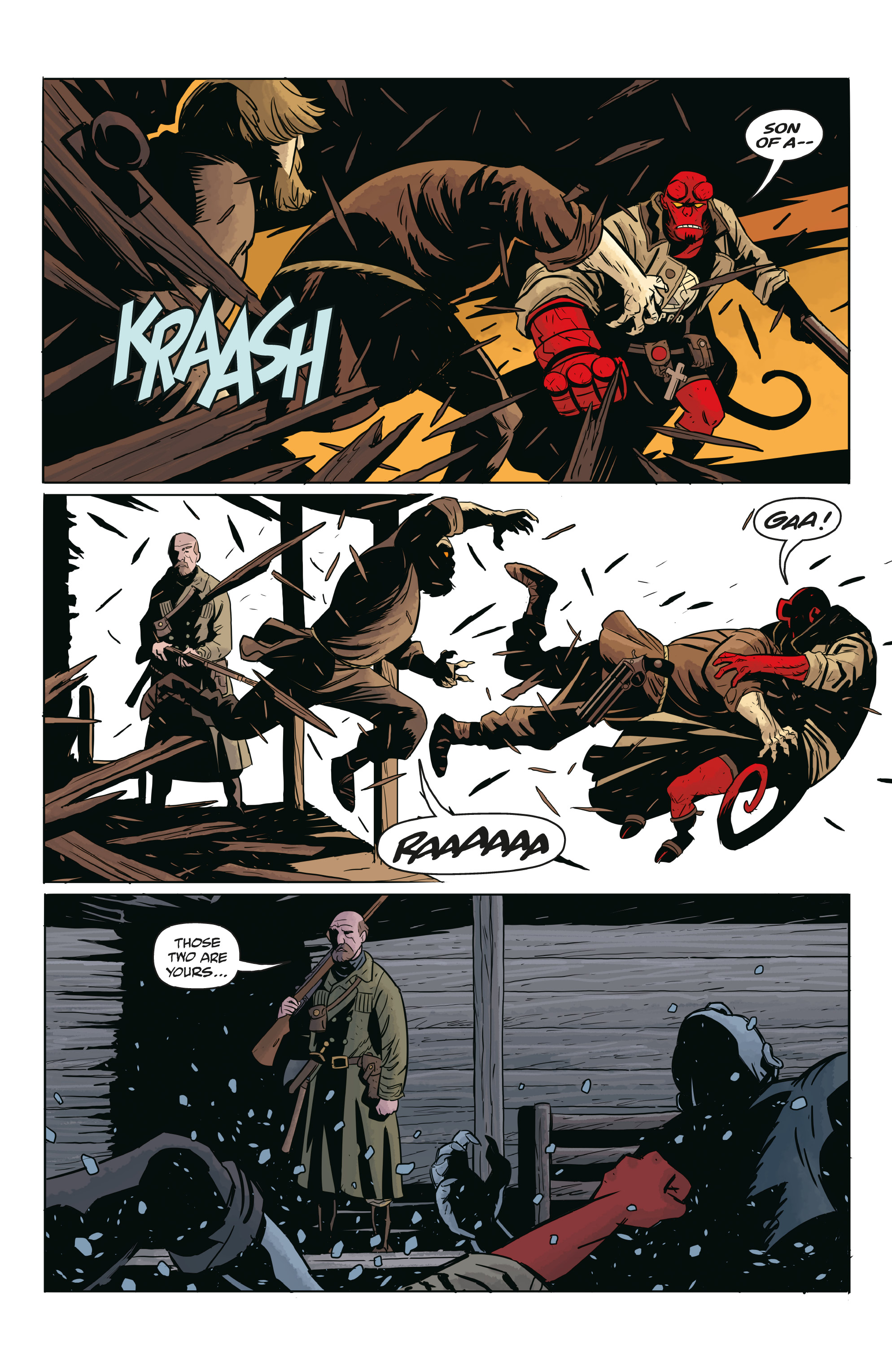 Read online Hellboy and the B.P.R.D.: Long Night at Goloski Station comic -  Issue # Full - 14