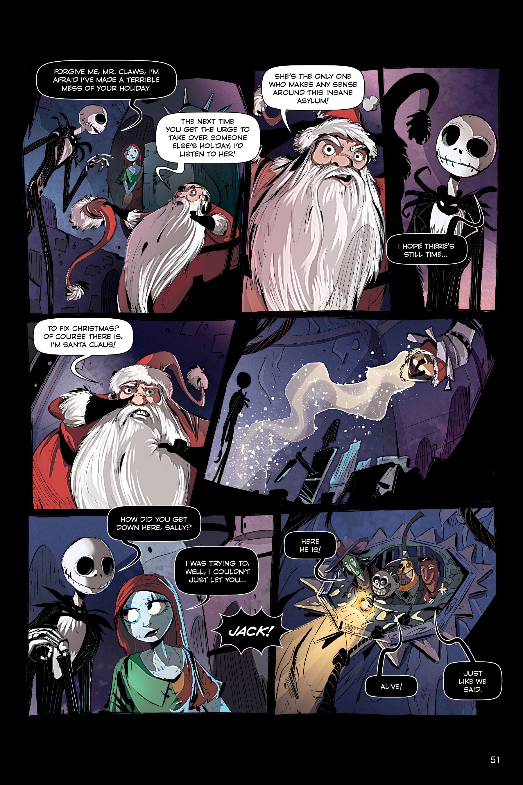 Read online Disney The Nightmare Before Christmas: The Story of the Movie in Comics comic -  Issue # Full - 50