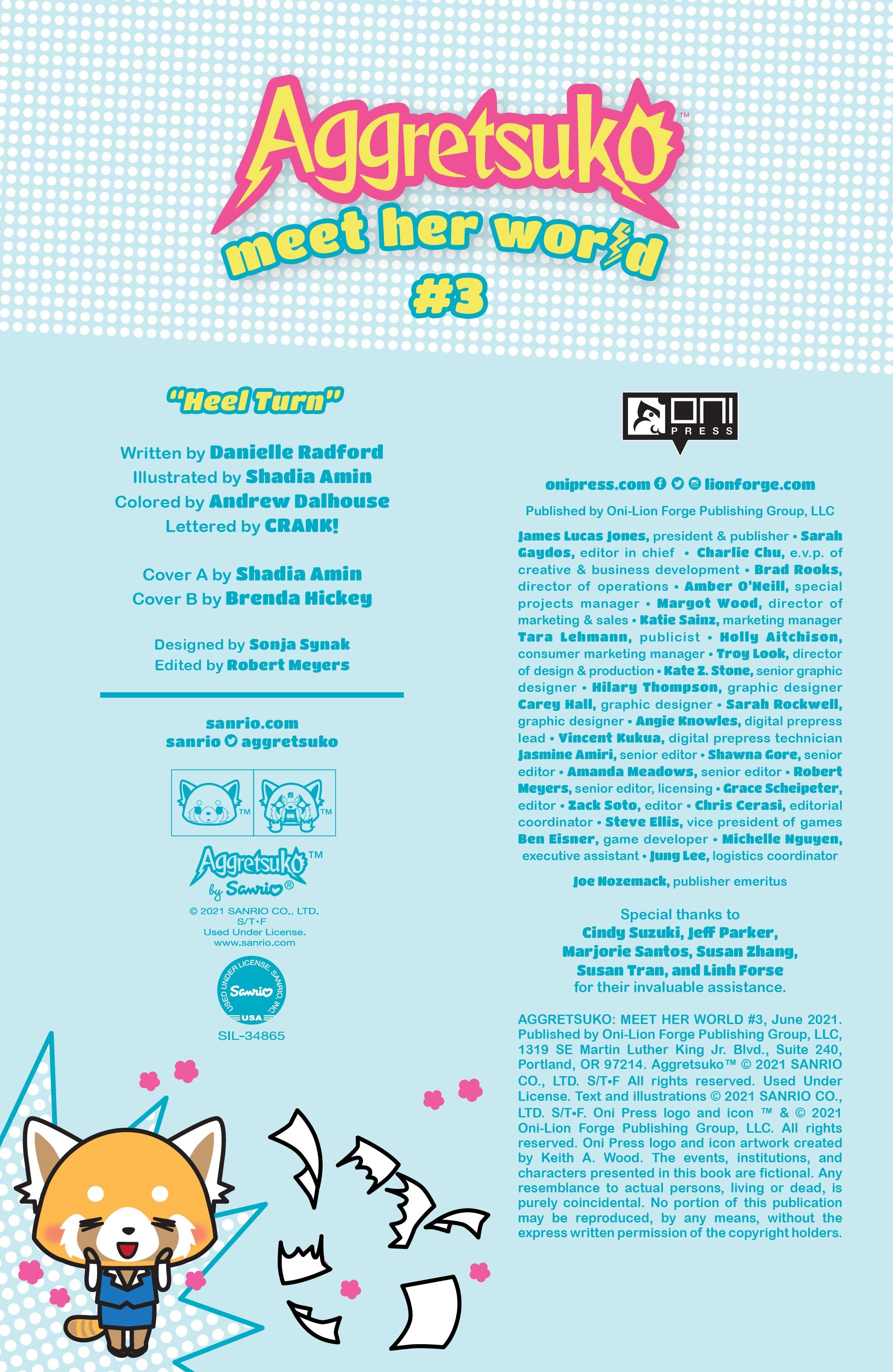 Read online Aggretsuko: Meet Her World comic -  Issue #3 - 2