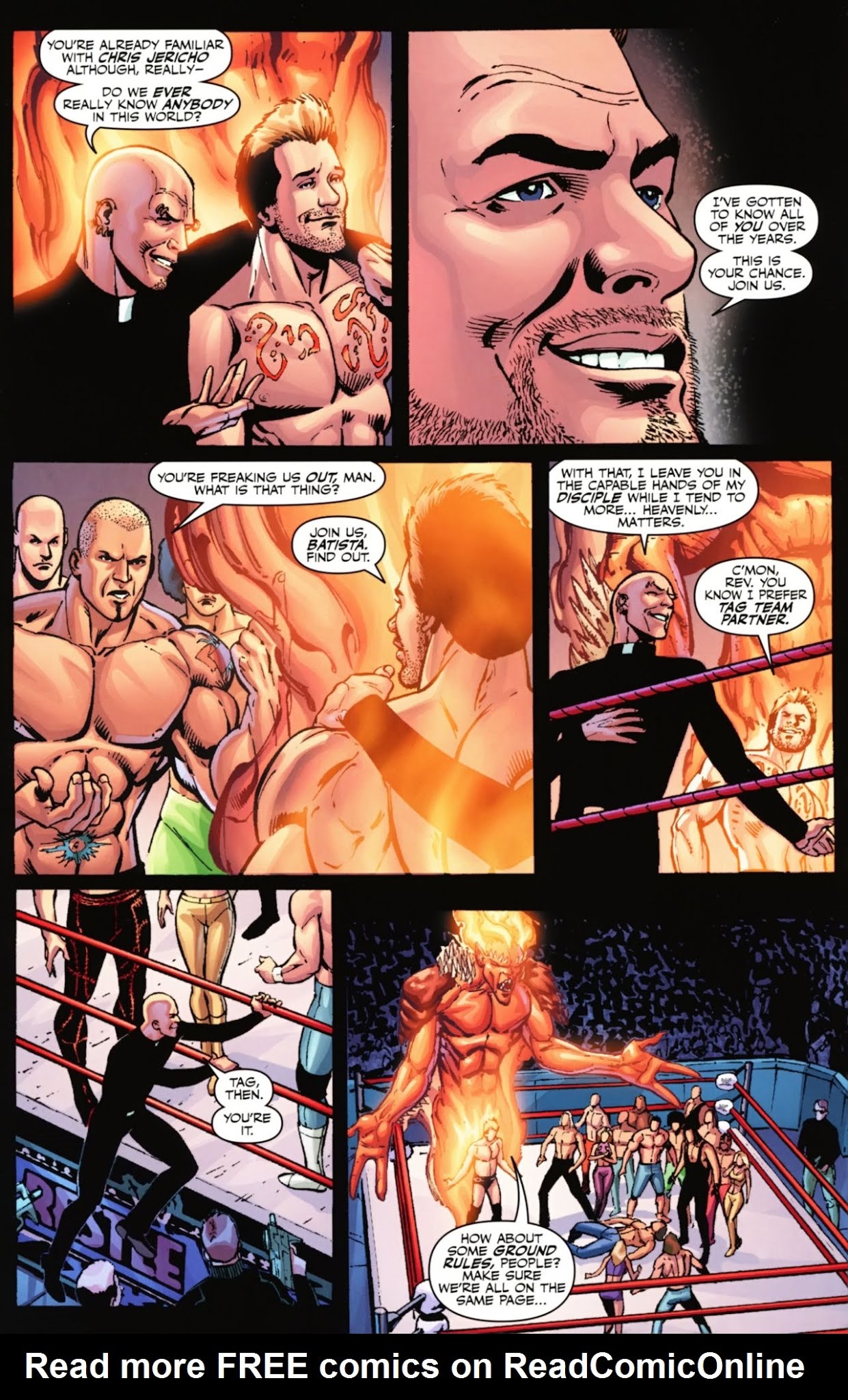 Read online WWE Heroes comic -  Issue #4 - 7