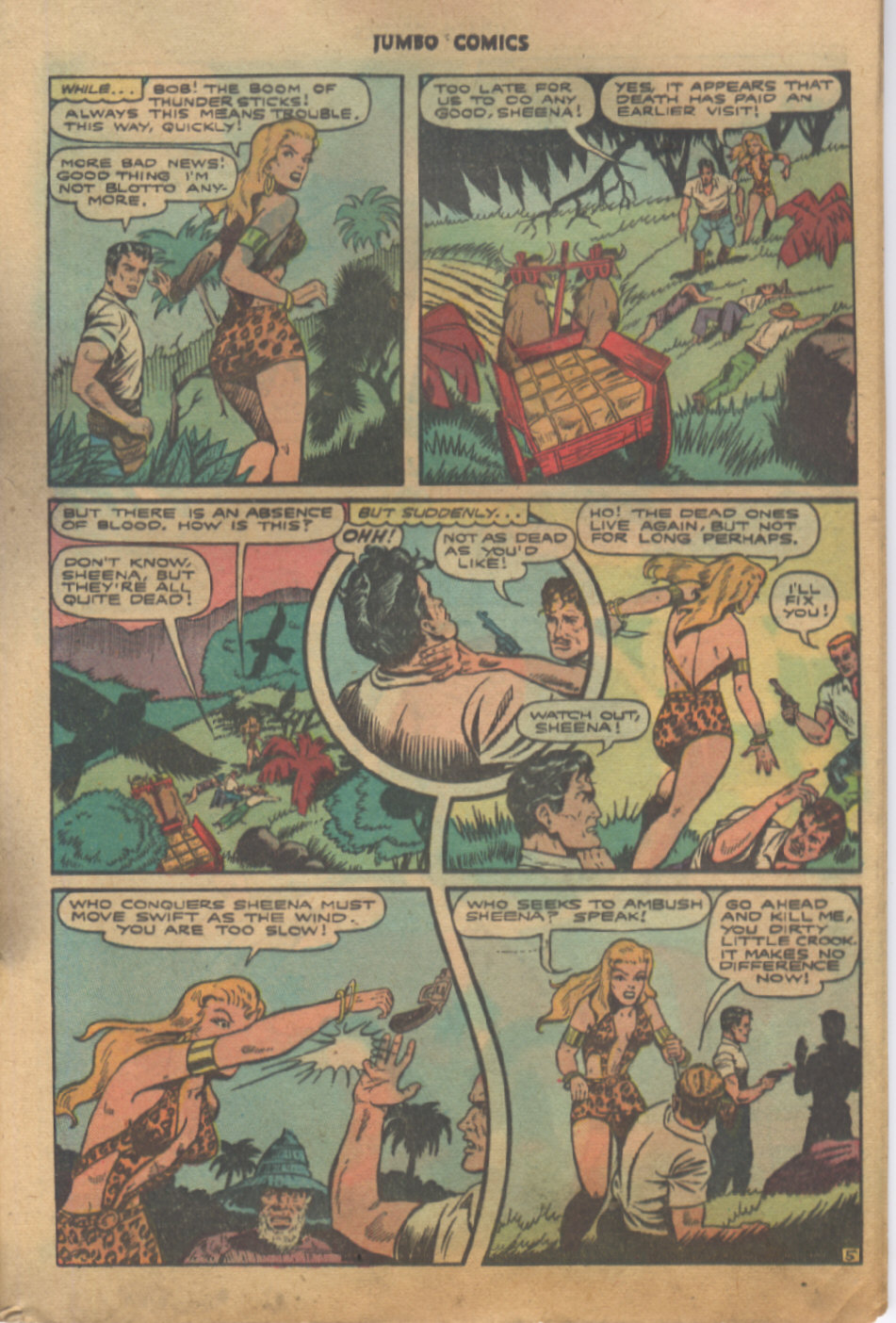 Read online Jumbo Comics comic -  Issue #88 - 6