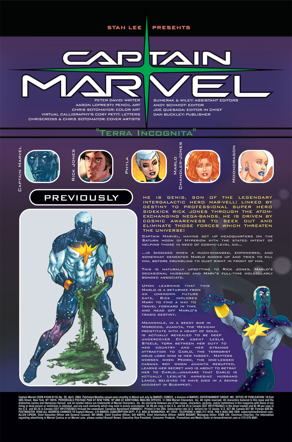 Read online Captain Marvel (2002) comic -  Issue #20 - 2