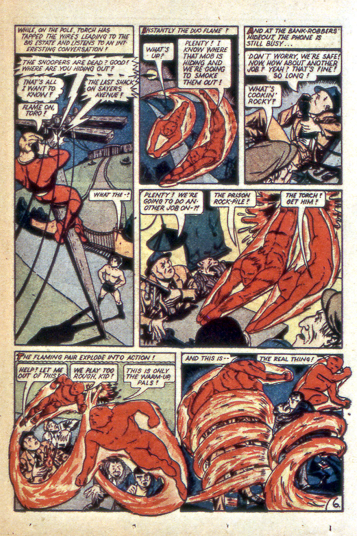 Read online The Human Torch (1940) comic -  Issue #16 - 35