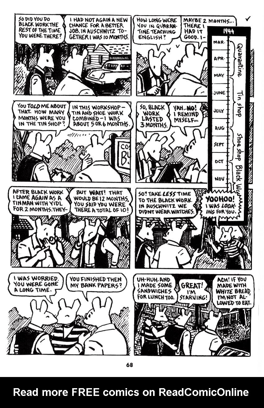 Read online Maus: A Survivor's Tale comic -  Issue # TPB 2 - 64