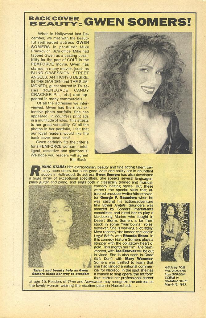 Read online Femforce comic -  Issue #70 - 32