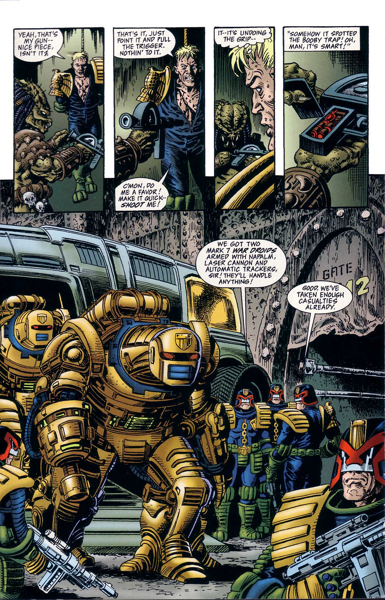 Read online Predator Versus Judge Dredd comic -  Issue #3 - 6