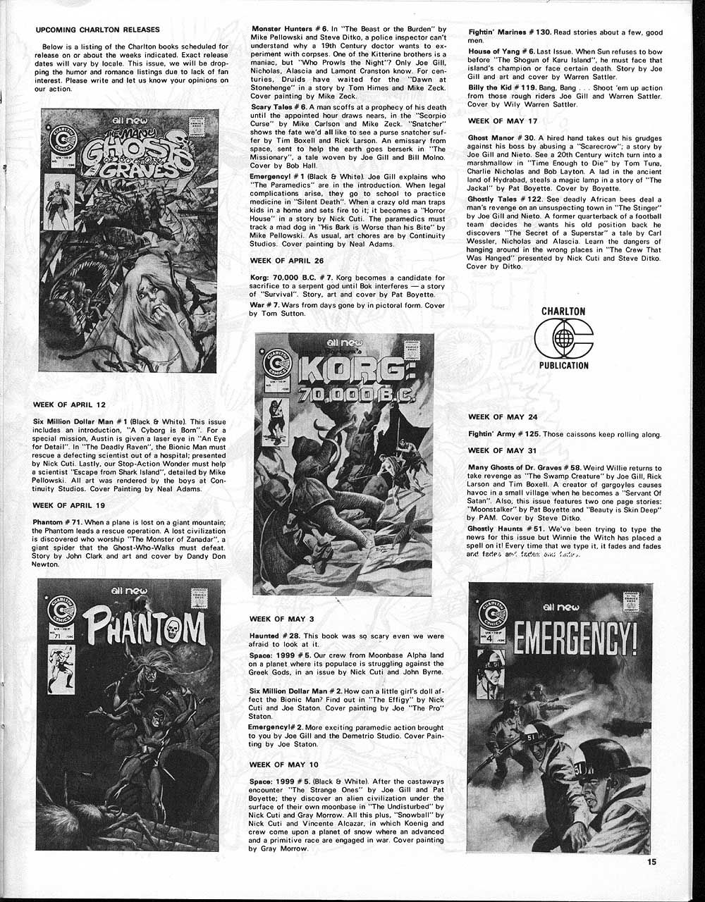 Read online Charlton Bullseye comic -  Issue #4 - 15