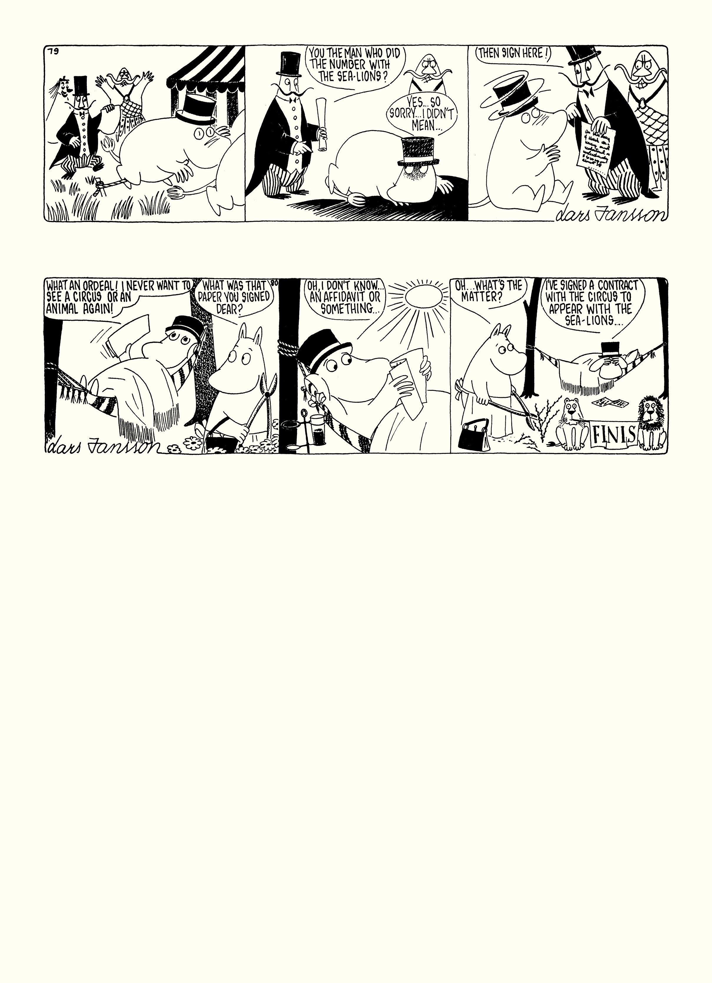 Read online Moomin: The Complete Lars Jansson Comic Strip comic -  Issue # TPB 6 - 88