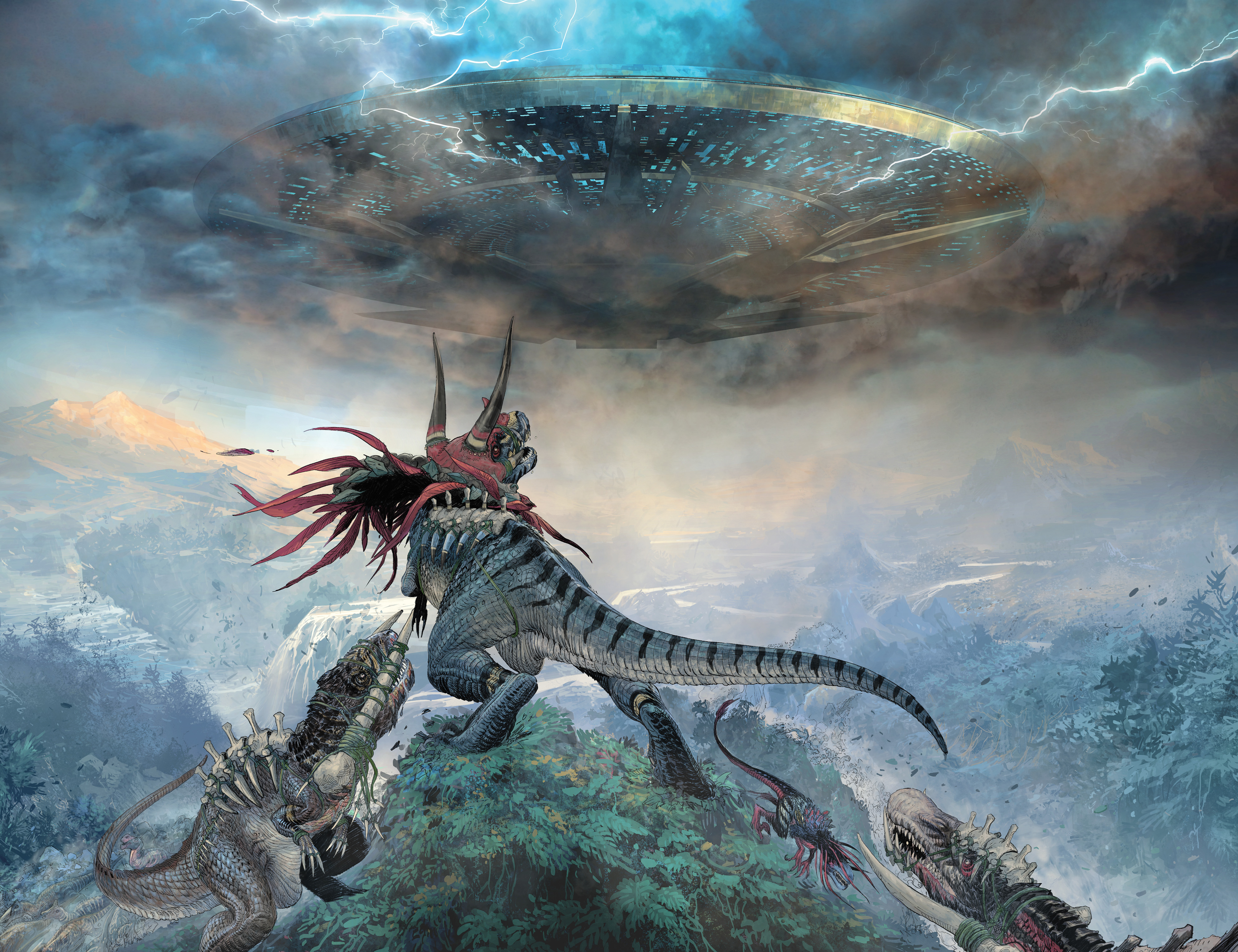 Read online Dinosaurs Vs. Aliens comic -  Issue # Full - 21