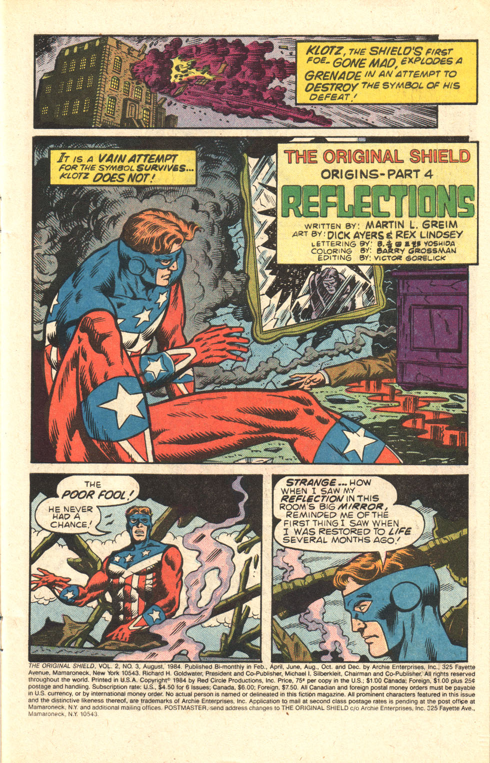 Read online The Original Shield comic -  Issue #3 - 3