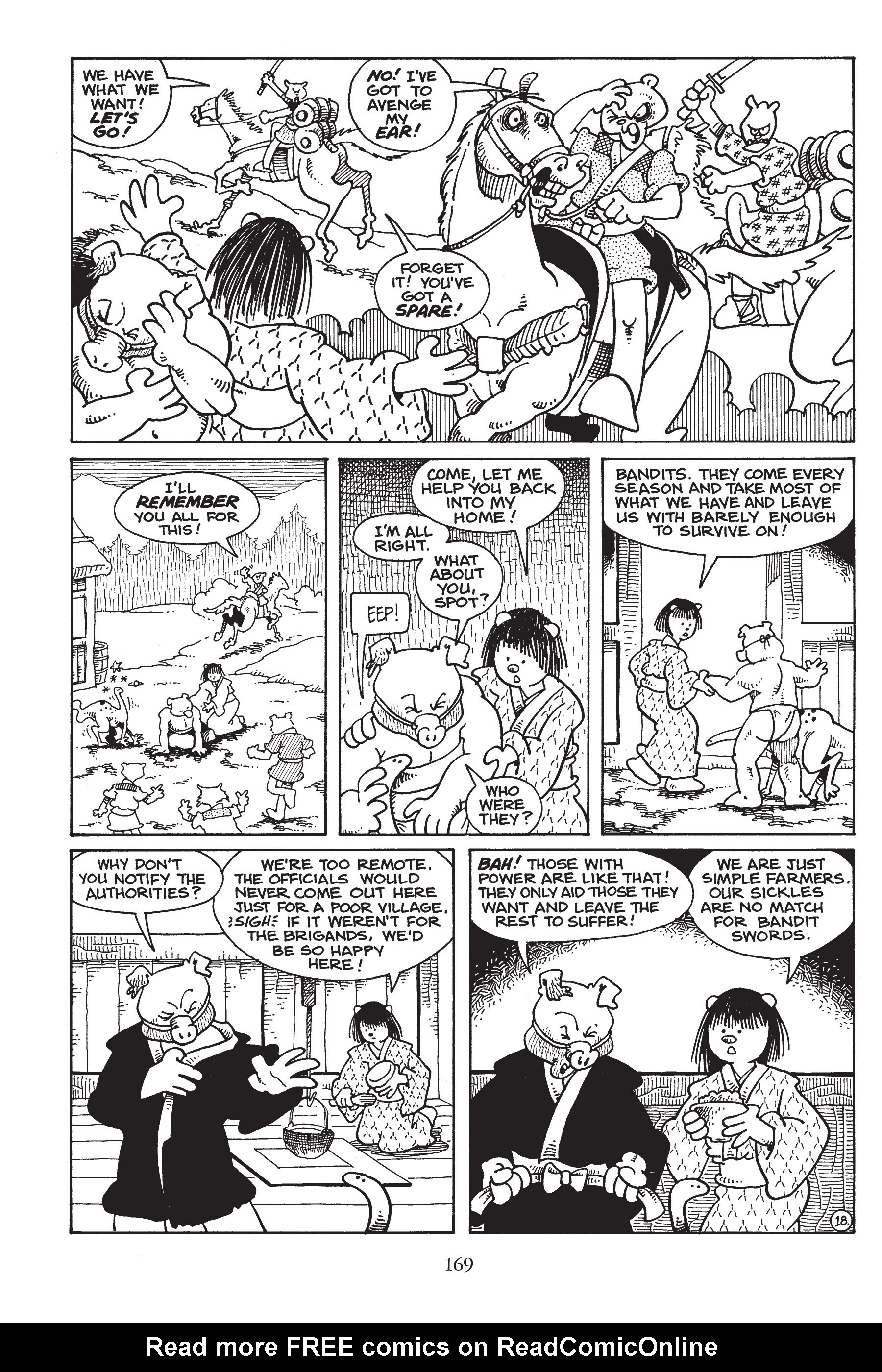 Read online Usagi Yojimbo (1987) comic -  Issue # _TPB 4 - 164