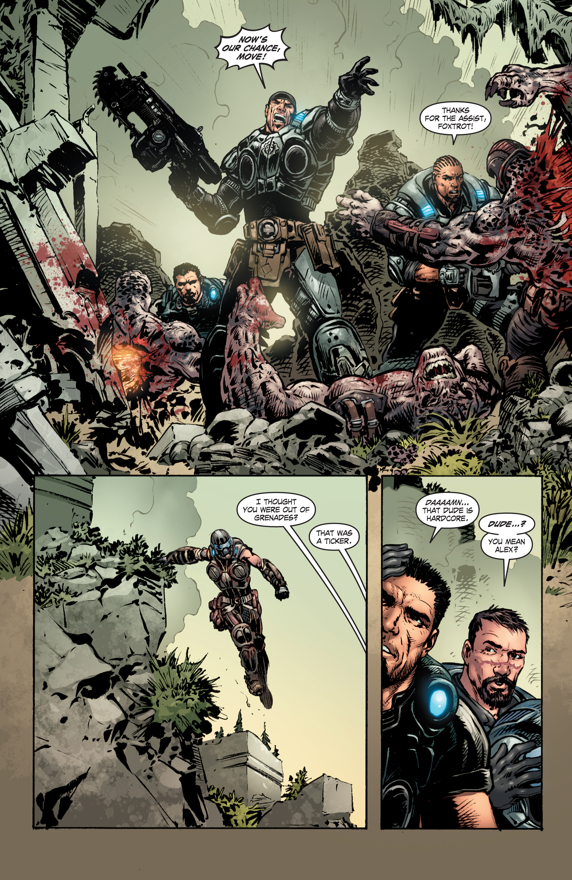 Read online Gears Of War comic -  Issue #9 - 9