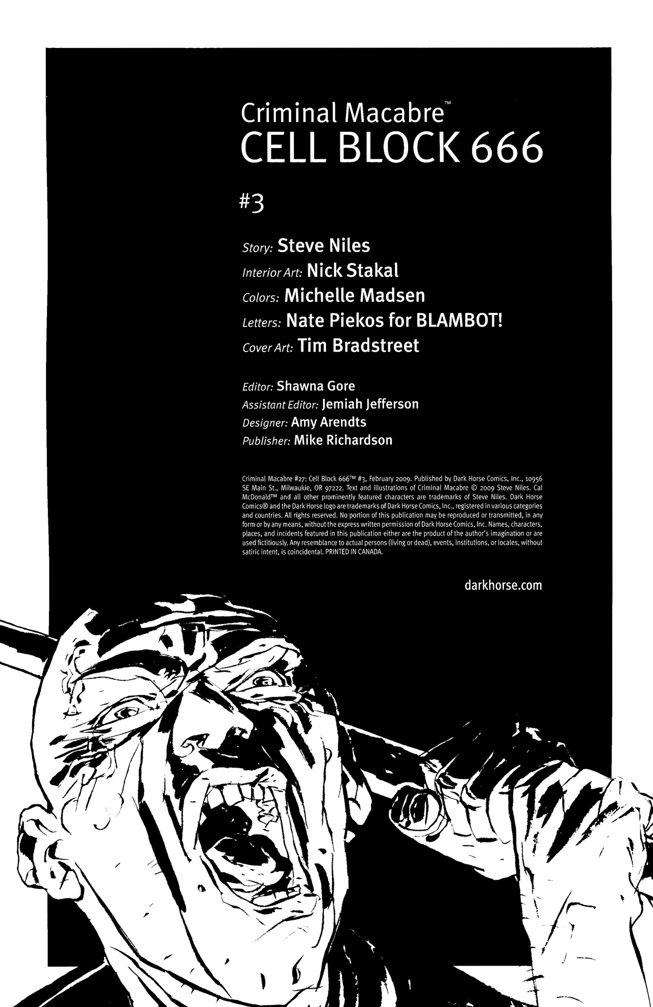 Read online Criminal Macabre: Cell Block 666 comic -  Issue #3 - 2