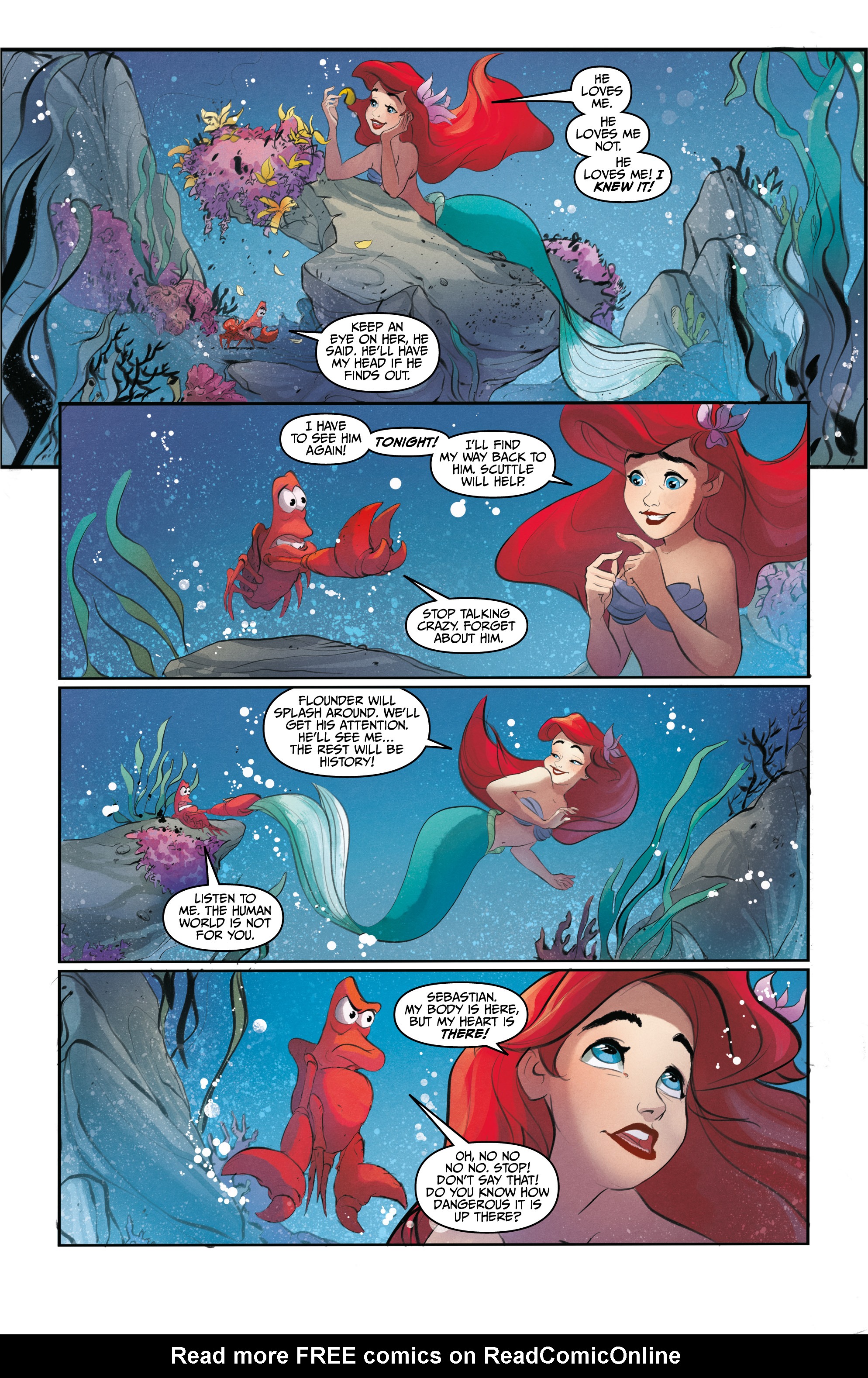 Read online Disney The Little Mermaid comic -  Issue #2 - 5