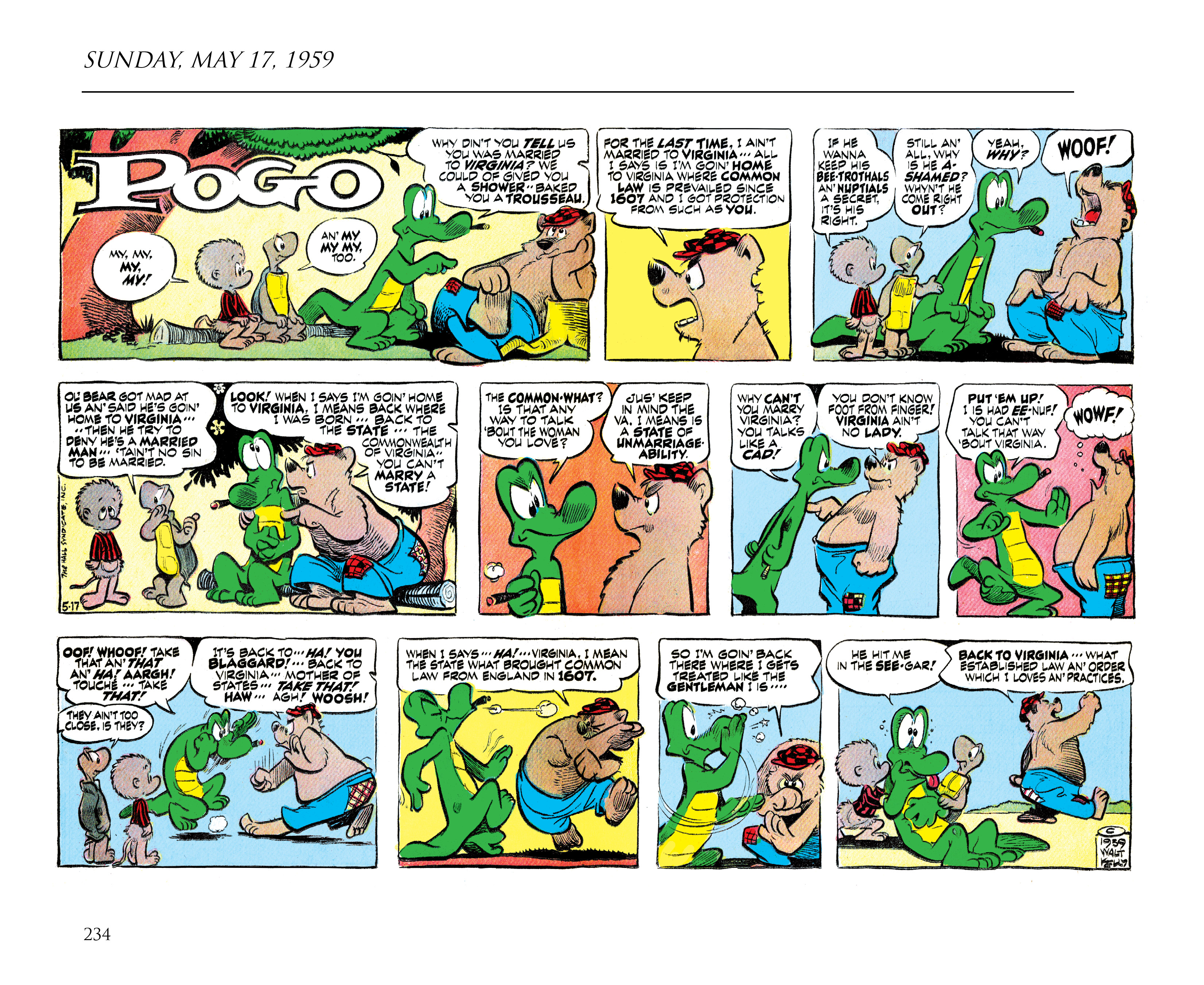 Read online Pogo by Walt Kelly: The Complete Syndicated Comic Strips comic -  Issue # TPB 6 (Part 3) - 44