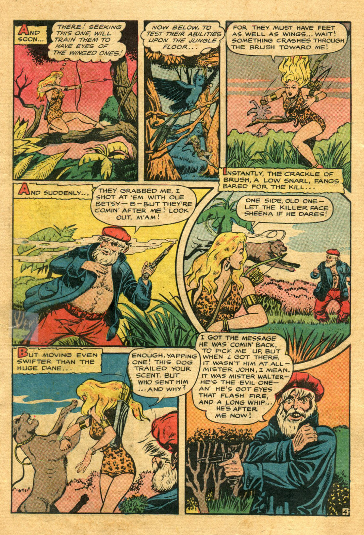 Read online Sheena, Queen of the Jungle (1942) comic -  Issue #9 - 6
