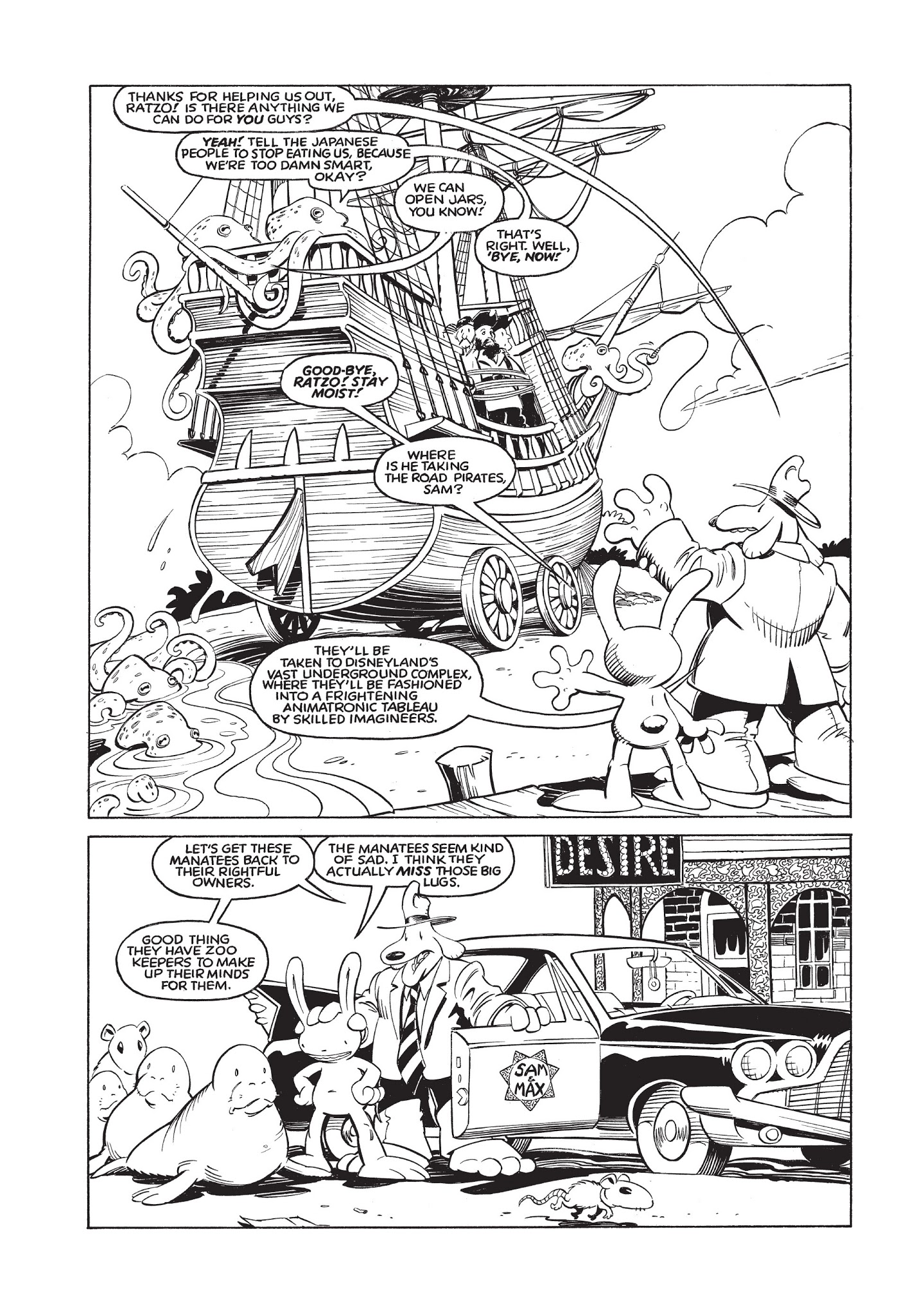 Read online Sam & Max Surfin' The Highway comic -  Issue # TPB - 75