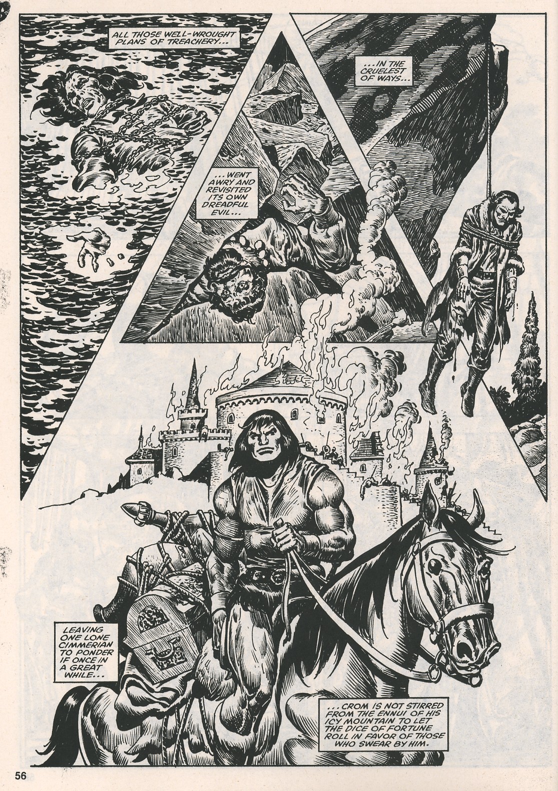 Read online The Savage Sword Of Conan comic -  Issue #116 - 56