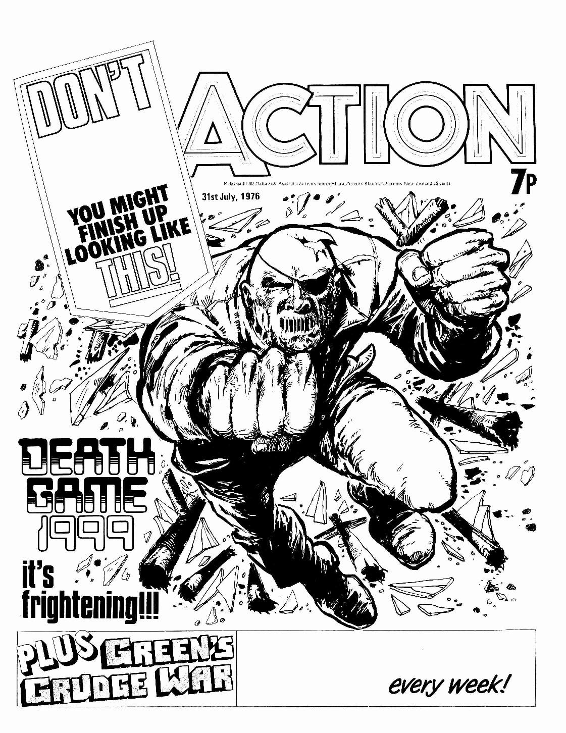 Read online Action (1976) comic -  Issue # _STORY OF A VIOLENT COMIC - 196