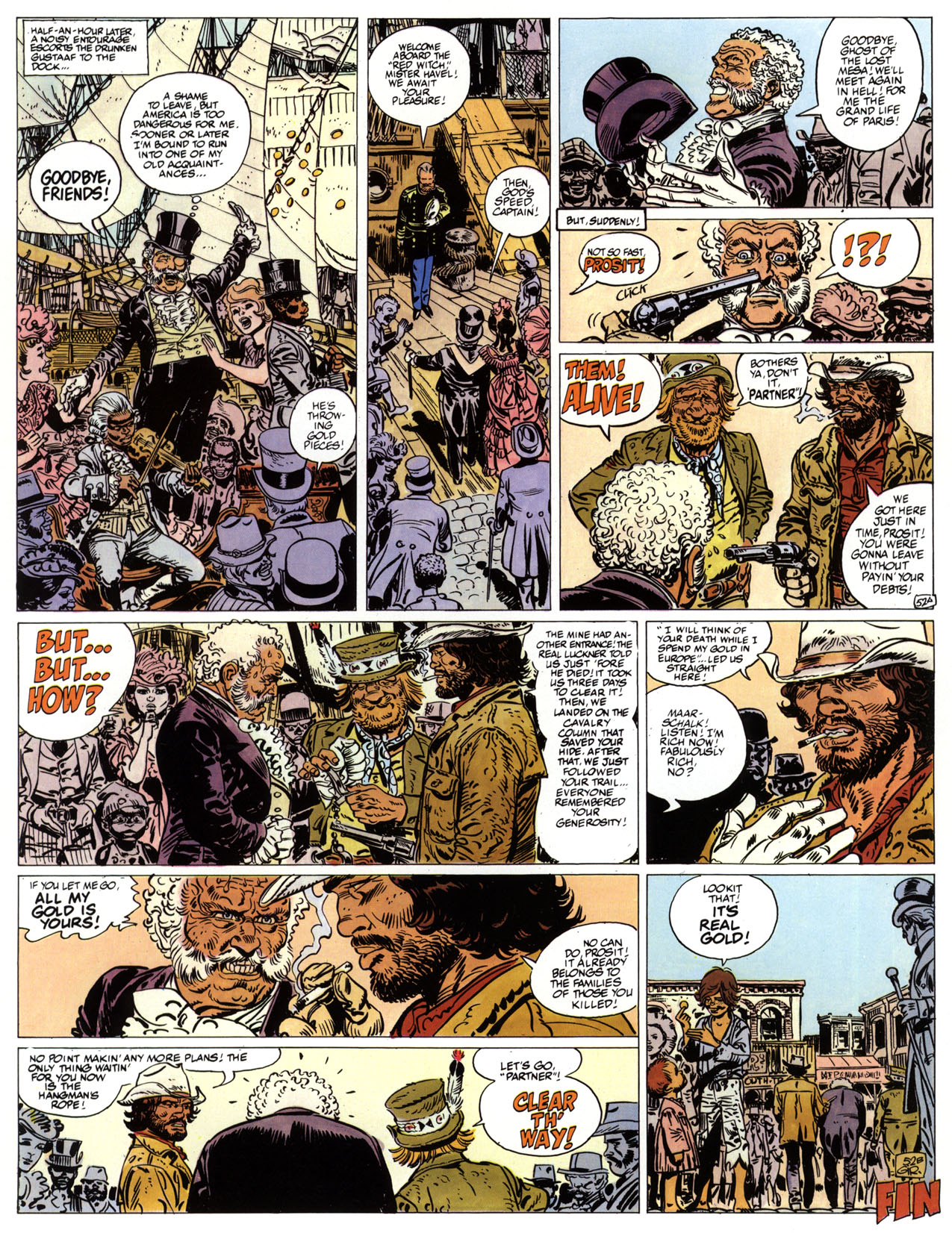 Read online Epic Graphic Novel: Marshal Blueberry comic -  Issue # TPB - 102
