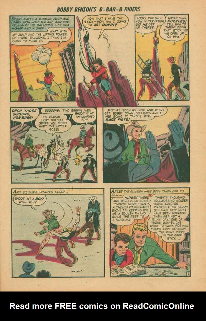 Read online Bobby Benson's B-Bar-B Riders comic -  Issue #2 - 25