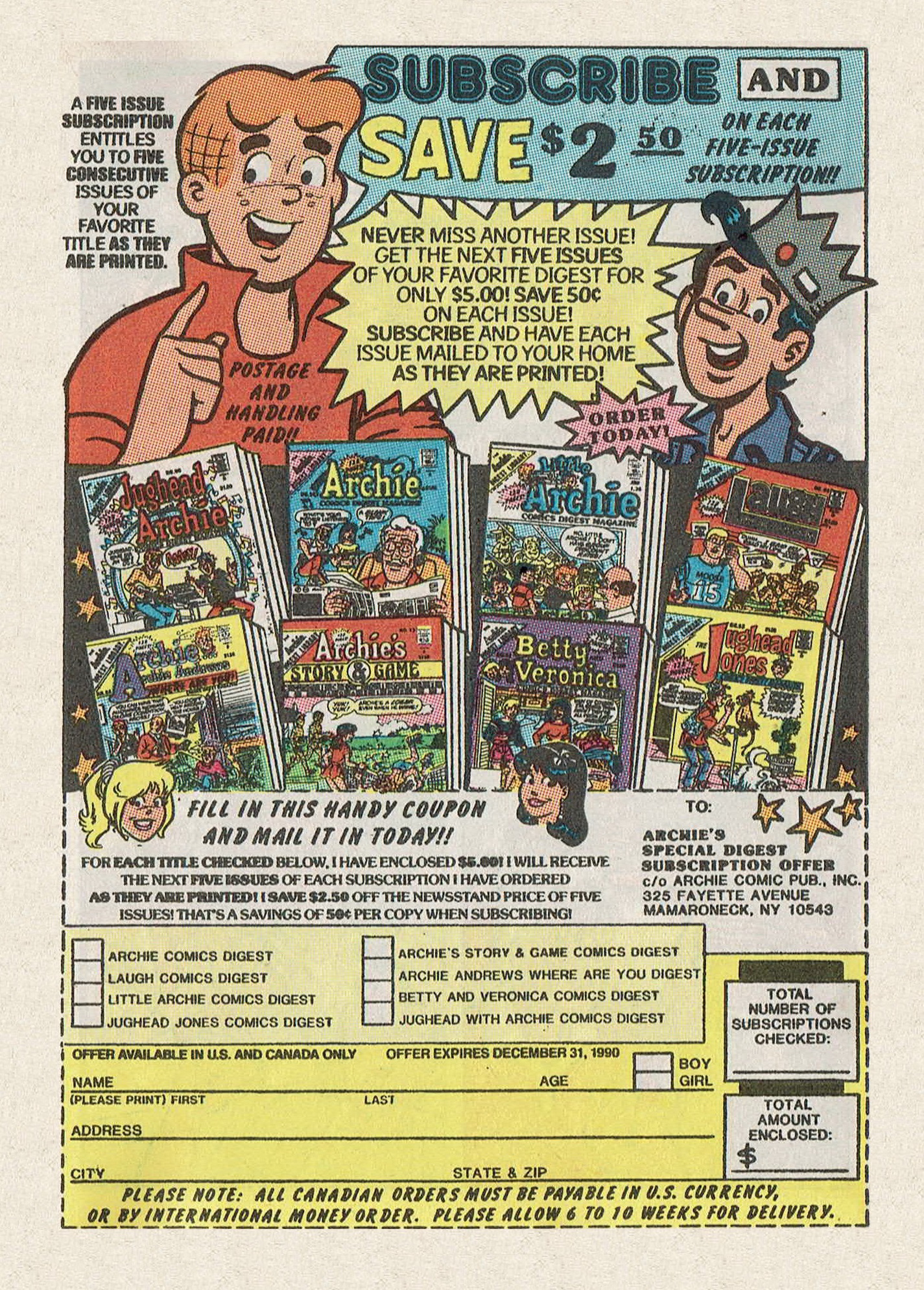 Read online Jughead with Archie Digest Magazine comic -  Issue #100 - 105