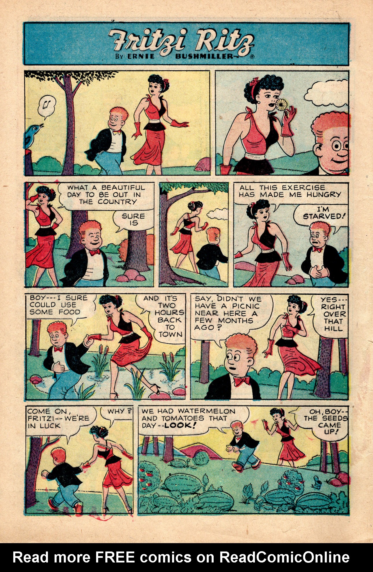 Read online Fritzi Ritz (1953) comic -  Issue #47 - 8