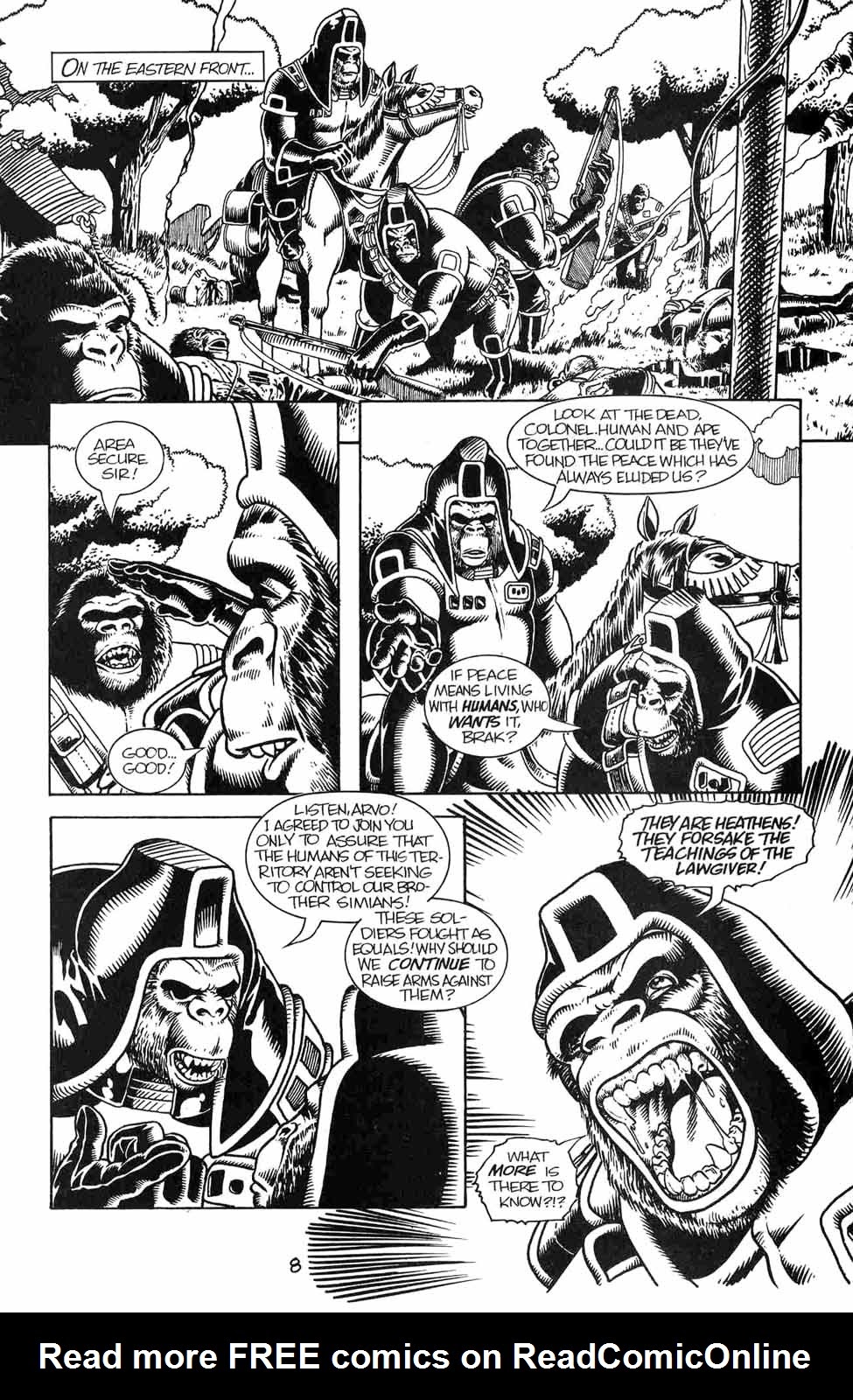 Read online Planet of the Apes: The Forbidden Zone comic -  Issue #4 - 10