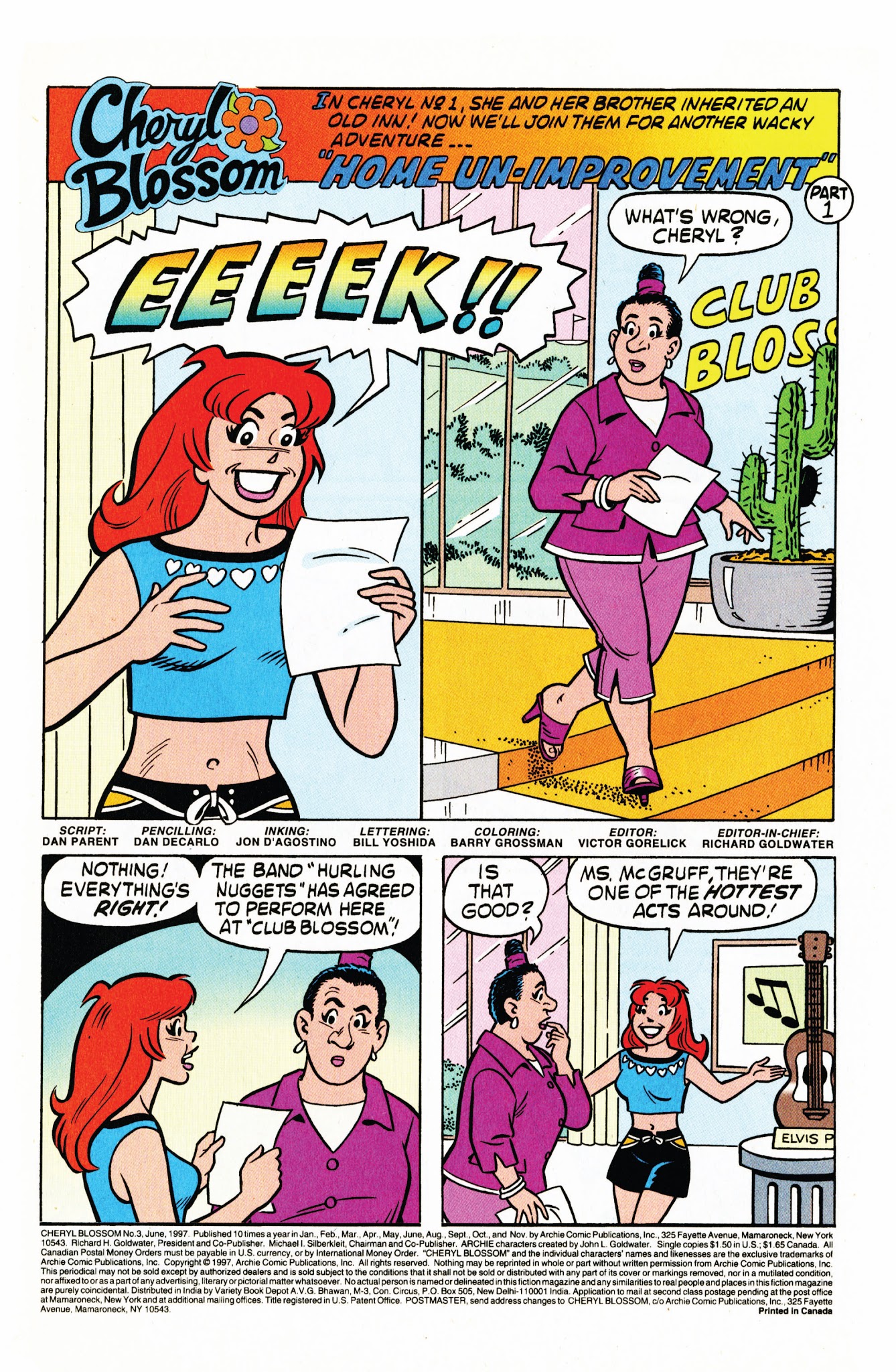 Read online Cheryl Blossom comic -  Issue #3 - 2