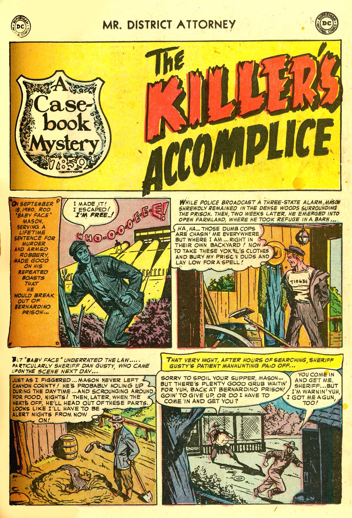 Read online Mr. District Attorney comic -  Issue #32 - 19