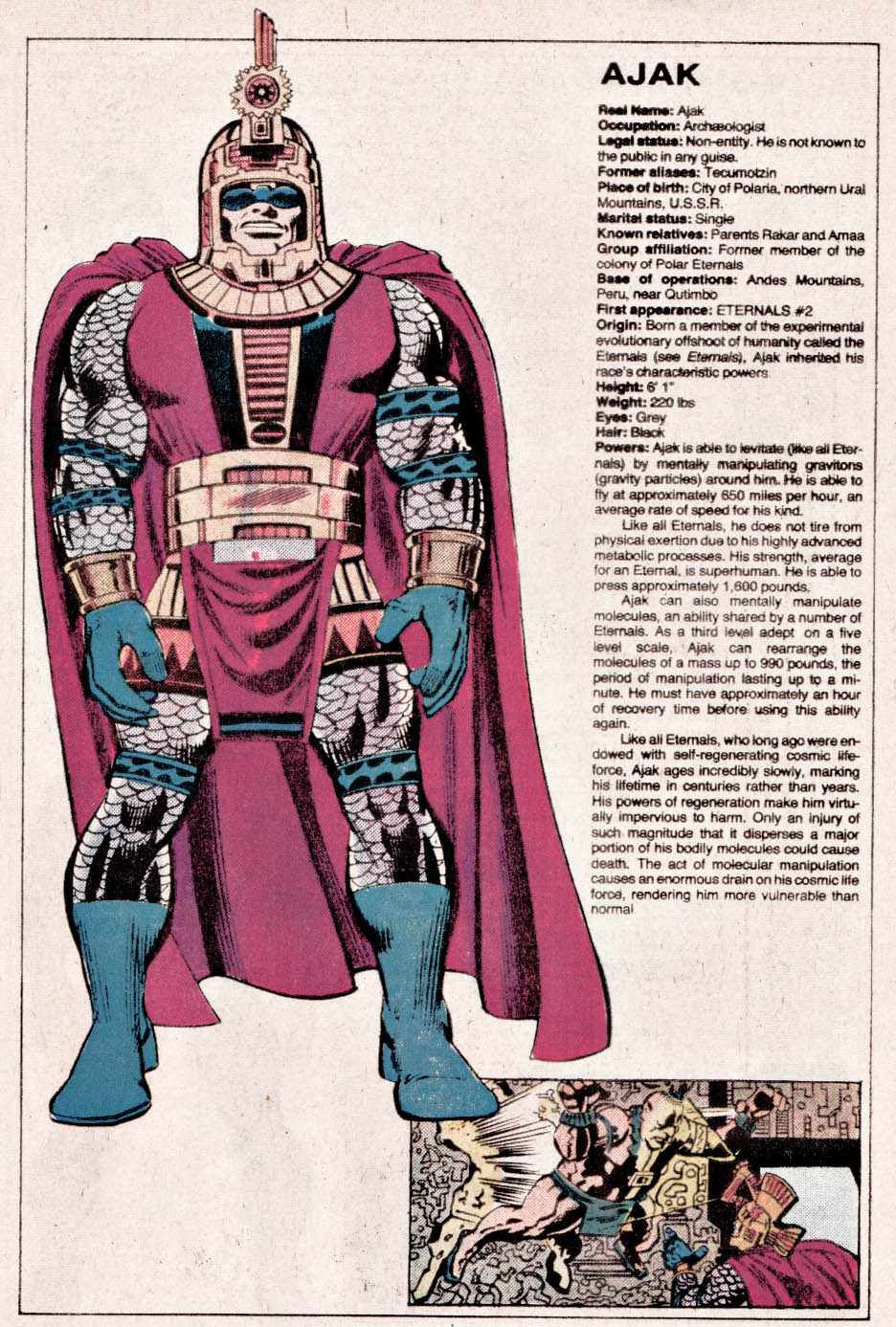 Read online The Official Handbook of the Marvel Universe comic -  Issue #1 - 7
