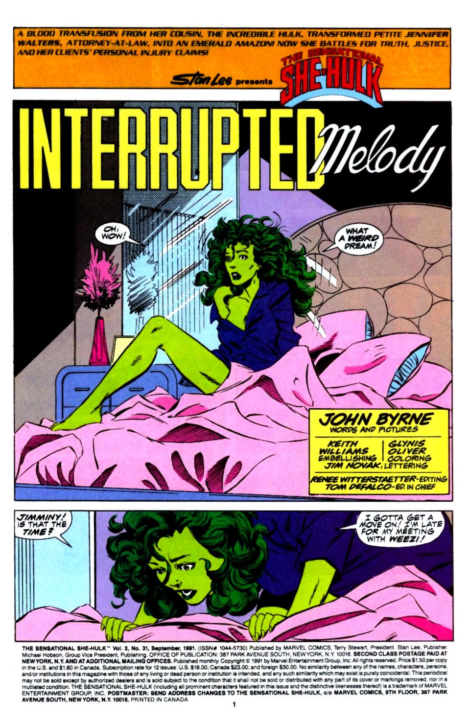 Read online The Sensational She-Hulk comic -  Issue #31 - 2
