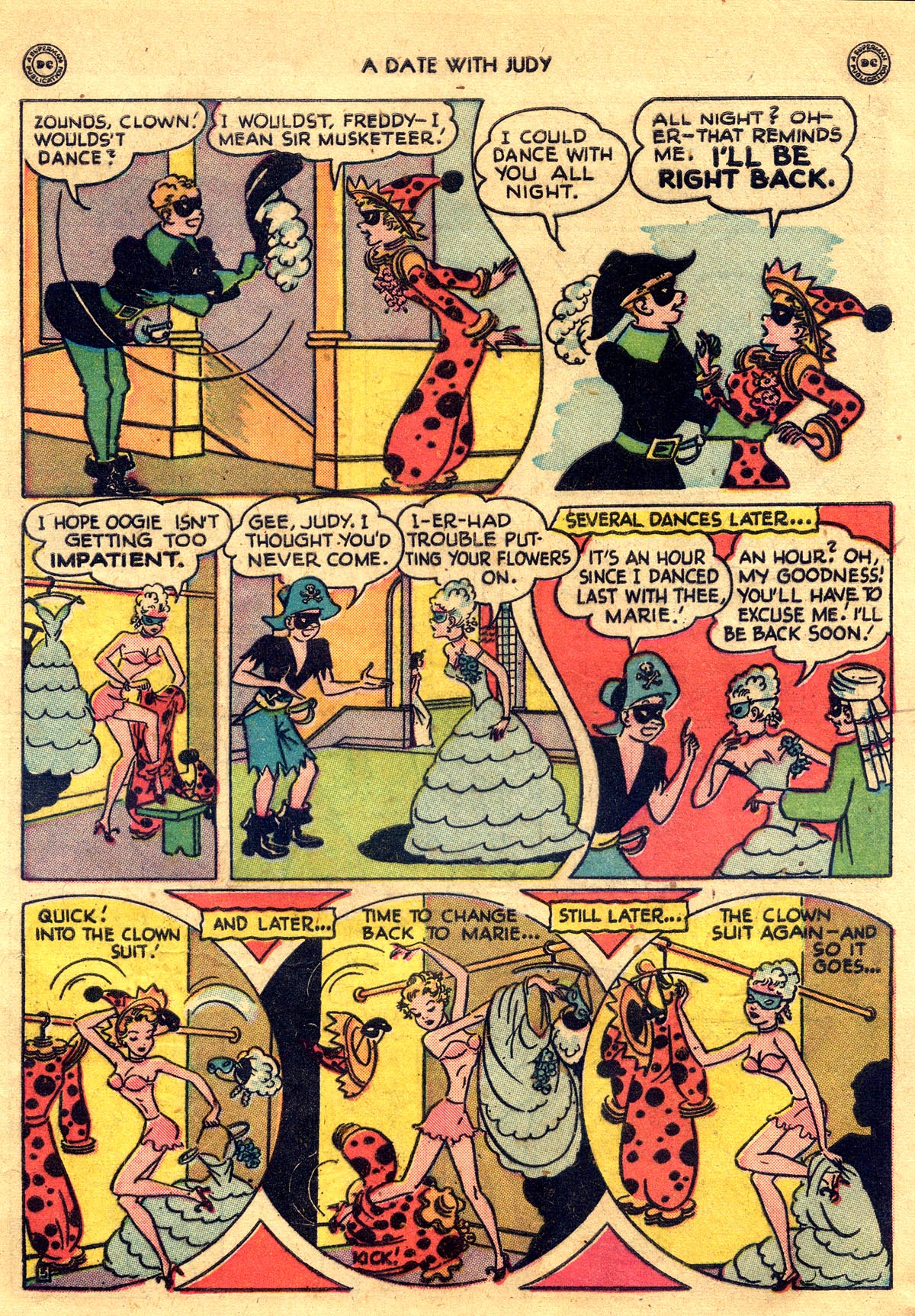 Read online A Date with Judy comic -  Issue #4 - 7